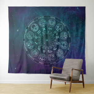 Galaxy Astrology Zodiac Signs Wandkleed