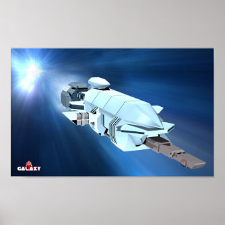 Galaxy Avalon Render Poster