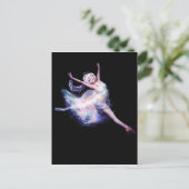 Galaxy Ballet Briefkaart (Staand voorkant)