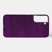 Galaxy Bandes de texture de bois violet samsung coque de  (Verso Horizontal)