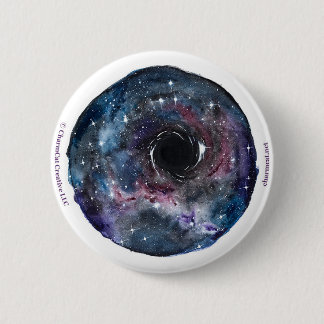 Galaxy Black Hole Pin Ronde Button 5,7 Cm