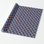 Galaxy Bloom Cadeaupapier (Uitgerold)