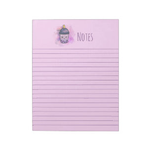 Galaxy Boba Tea Stationery Scheurblok Notitieblok