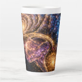 Galaxy Brain Anatomie Latte Mok (Voorkant)