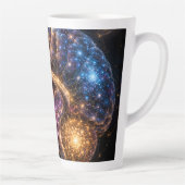 Galaxy Brain Anatomie Latte Mok (Rechts)