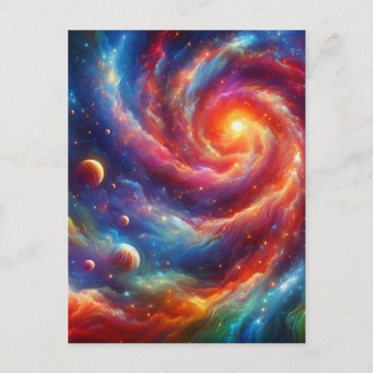 Galaxy Briefkaart (Voorkant)