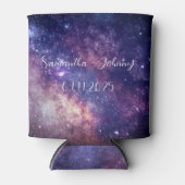 Galaxy Buitenspaskraag Sterrennacht bruiloft Blikjeskoeler (Voorkant)