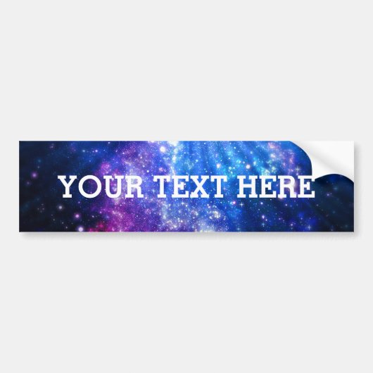 Galaxy Bumpersticker (Voorkant)
