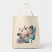 Galaxy Butterfly with Pastel Celestial Wings Tote Bag (Voorkant)