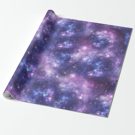 Galaxy Cadeaupapier (Uitgerold)