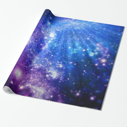 Galaxy Cadeaupapier (Uitgerold)