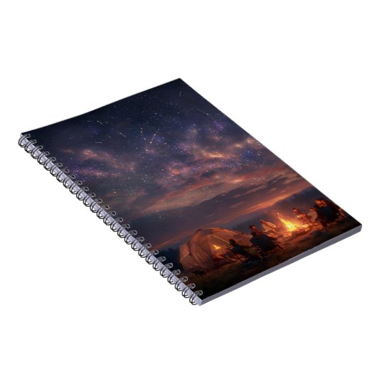 Galaxy Campfire Starry Carnet de nuit (Côté Droit)