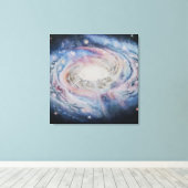 galaxy canvas afdruk (Insitu (Houten vloer))
