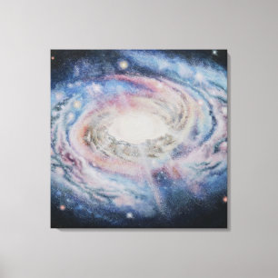 galaxy canvas afdruk