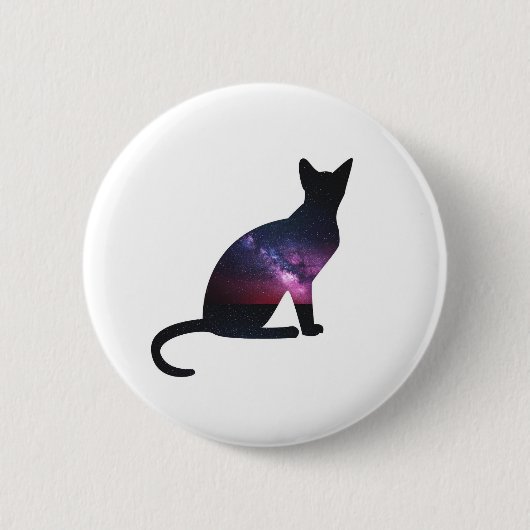 Galaxy Cat Button (Voorkant)
