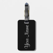 Galaxy Cat Eyes Bagagelabel voor aangepaste naam (Achterkant verticaal)