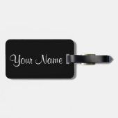 Galaxy Cat Ogen Custom Naam Bagage Label (Achterkant horizontaal)