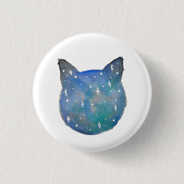 Galaxy Cat Pinback Button