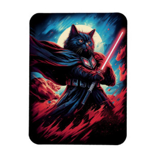 Galaxy Cat Swordsman Magneet