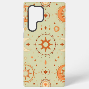 Galaxy Celestial Boho Samsung Coque Mystic Sun & Moon
