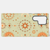 Galaxy Celestial Boho Samsung Coque | Mystic Sun & Moon (Verso Horizontal)