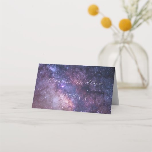 Galaxy Celestial Space Cosmos Sterren Bruiloft (Achterkant)