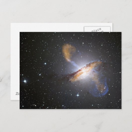 Galaxy Centaurus A Briefkaart (Voorkant / Achterkant)