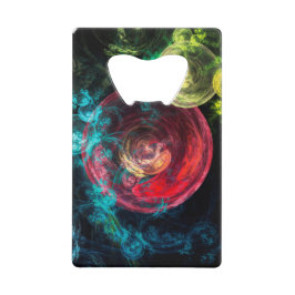 Galaxy Circles Kredietkaart Flessenopener