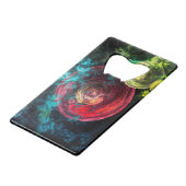 Galaxy Circles Kredietkaart Flessenopener (Voorkant Gekanteld)