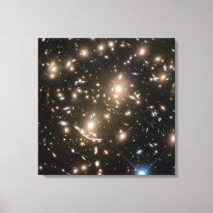 Galaxy Cluster Abell 370 Canvas Afdruk