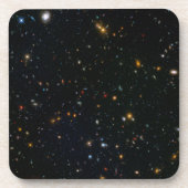 Galaxy Cluster Abell 370 Parallel Veld. Bier Onderzetter (Voorkant)