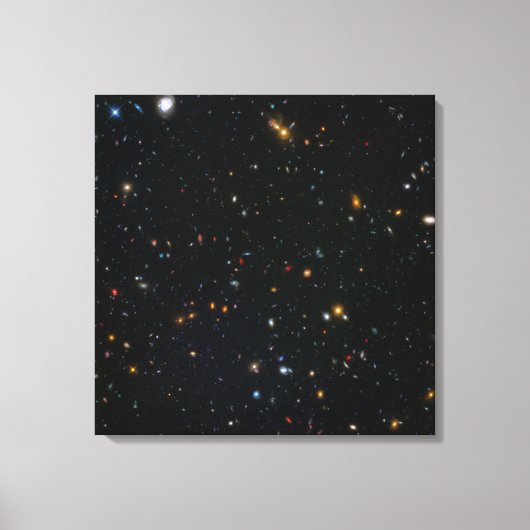 Galaxy Cluster Abell 370 Parallel Veld. Canvas Afdruk (Voorkant)