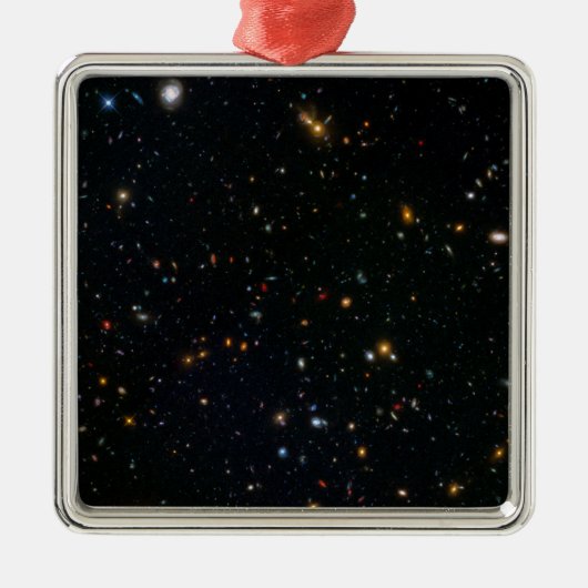Galaxy Cluster Abell 370 Parallel Veld. Metalen Ornament (Voorkant)