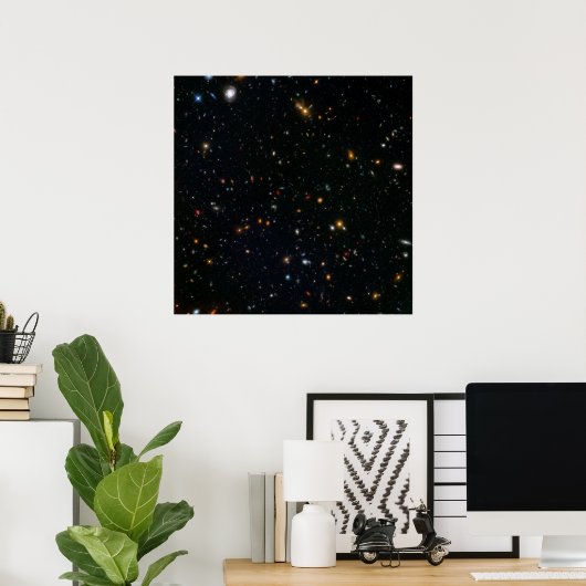 Galaxy Cluster Abell 370 Parallel Veld. Poster (Thuiskantoor)