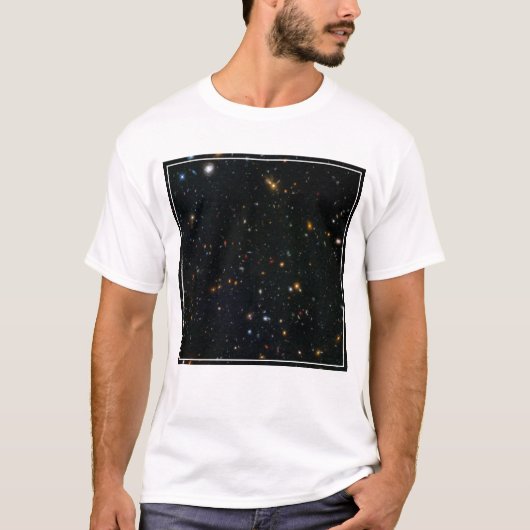 Galaxy Cluster Abell 370 Parallel Veld. T-shirt (Voorkant)