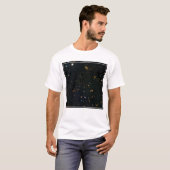 Galaxy Cluster Abell 370 Parallel Veld. T-shirt (Voorkant volledig)