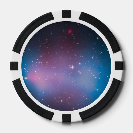 Galaxy Cluster 'El Gordo' met massagramkaart en rö Pokerchips (Voorkant)