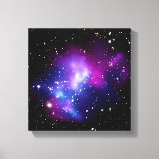 Galaxy Cluster MACS J0717 Ruimtefoto Canvas Afdruk (Voorkant)