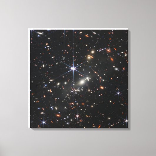 Galaxy Cluster Smacs 0723. Canvas Afdruk (Voorkant)