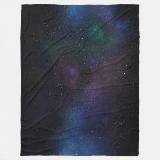 Galaxy Comic Nebula Fleece Deken (Voorkant)