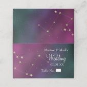 Galaxy Constellation Wedding Gold Stars Moon Folie (Buitenkant ongevouwen)