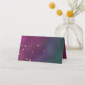 Galaxy Constellation Wedding Gold Stars Moon Folie (Achterkant)