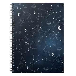 Galaxy Constellations Sky Astronomy Stars Planets Notitieboek