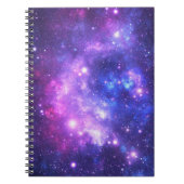 Galaxy cosmos patroonscrapbooking notitieboek (Voorkant)