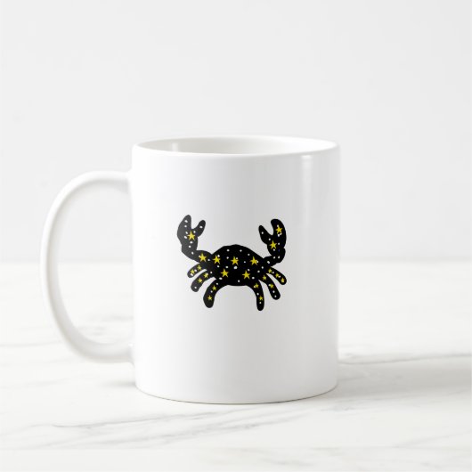 Galaxy Crab Zodiac Constellation Mug (Gauche)