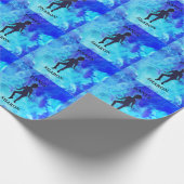 Galaxy Dance voor meisjes Cadeaupapier (Hoek)