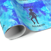 Galaxy Dance voor meisjes Cadeaupapier (Rol Hoek)