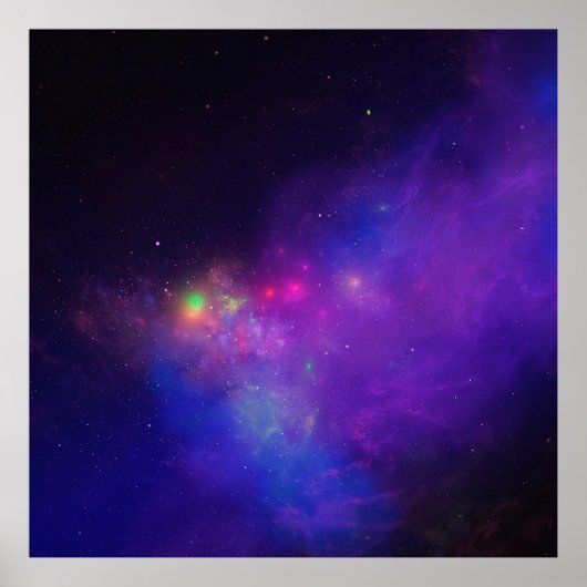 Galaxy Deep Space Poster (Voorkant)