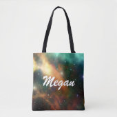 Galaxy Design Canvas tas (Voorkant)