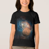 Galaxy Dog Kinder T-shirt – Cosmic Fee Galaxy™ (Voorkant)